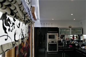 Plafond tendu cuisine mat blanc