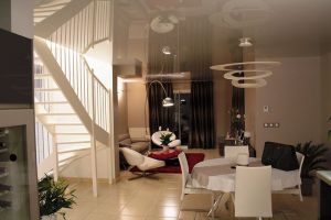 Halle plafond Sam laque gris